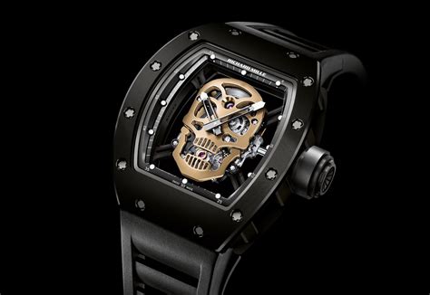 richard mille rm 52-01 skull tourbillon|Richard Mille watches skeleton.